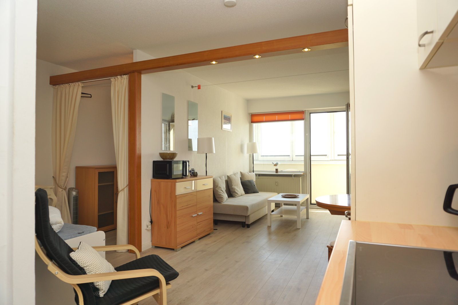 Strandnah, traumhafter Ostseeblick - gepflegtes Appartement in Schönberg OT Holm