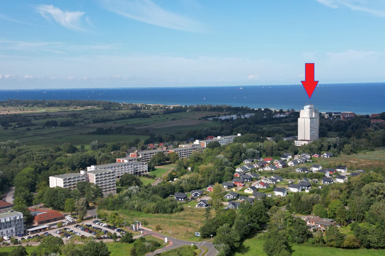 Strandnah, traumhafter Ostseeblick - gepflegtes Appartement in Schönberg OT Holm