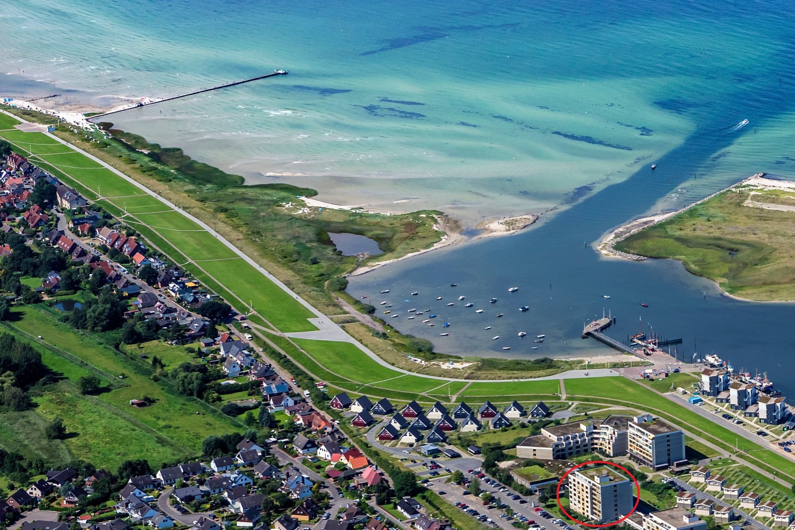Gepflegtes, strandnahes Appartement mit Ostseeblick in Wendtorf