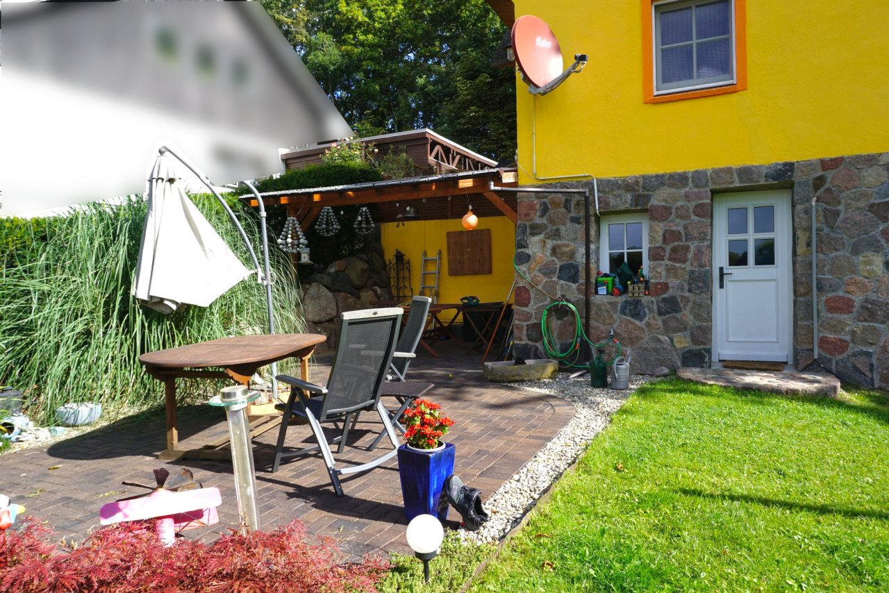 überdachte Terrasse