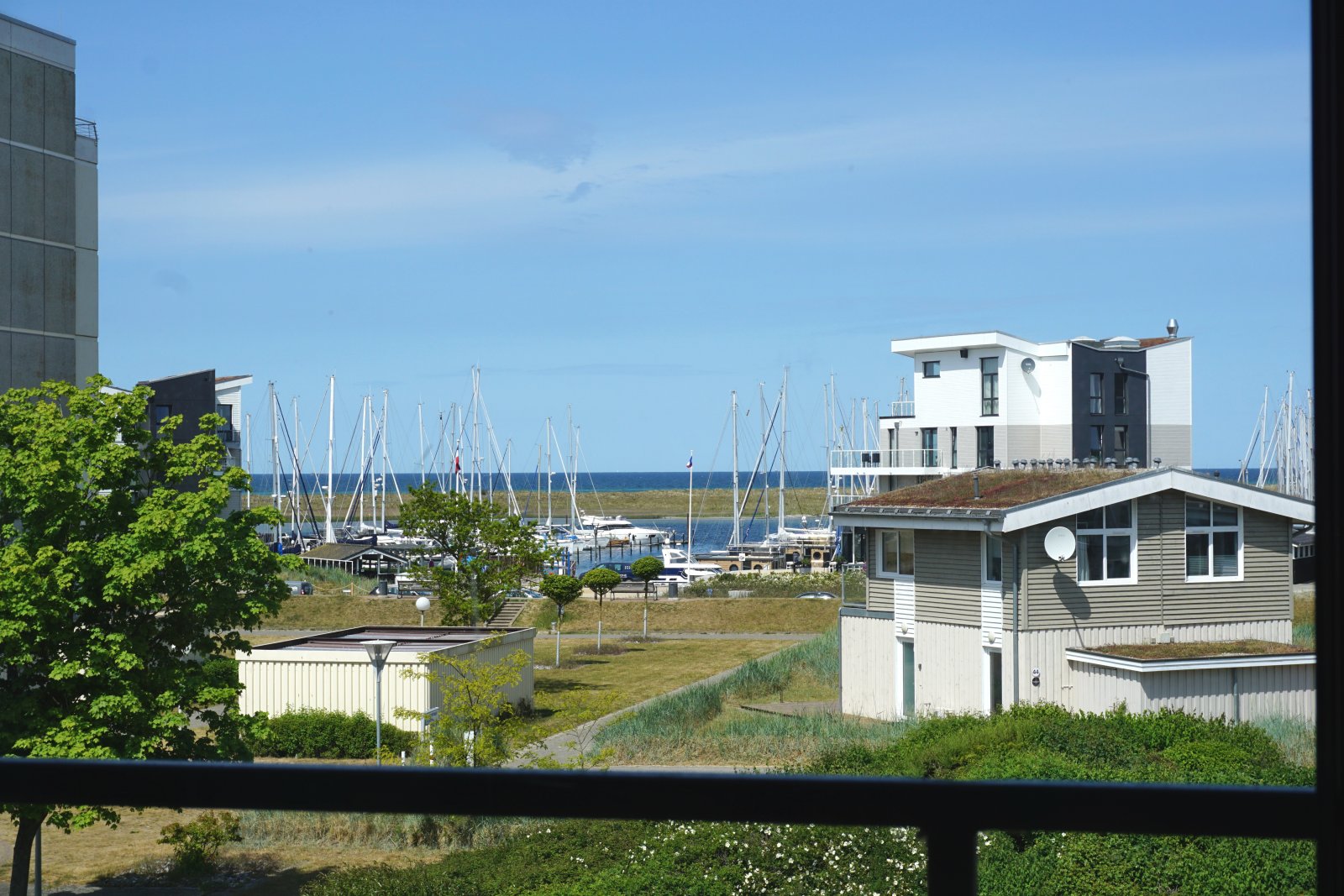 Ausblick Ostsee Yachthafen