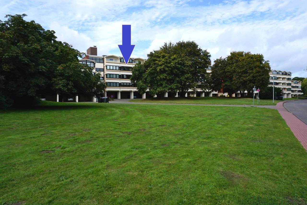 Hausansicht markiert