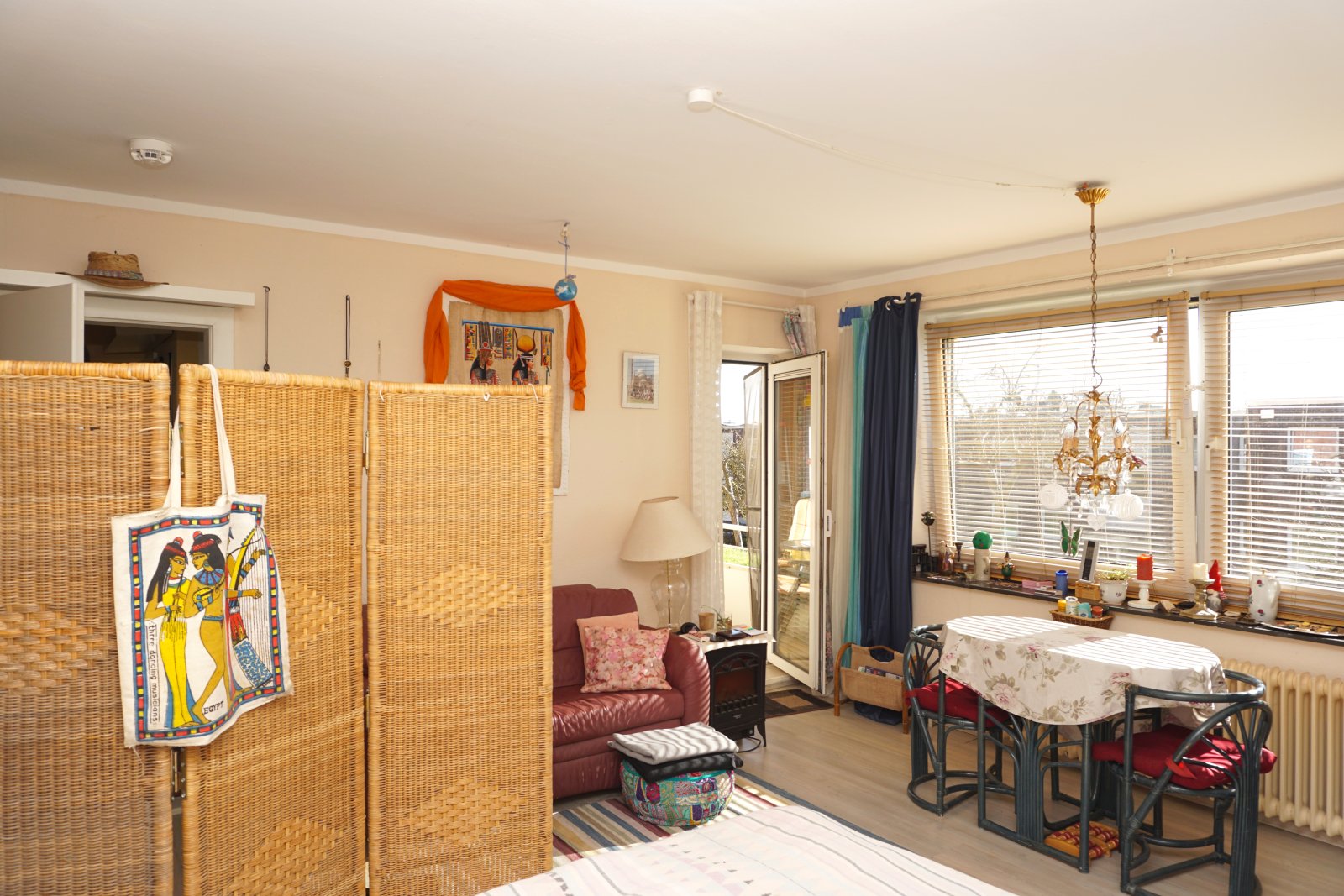 Wohnraum Zugang Balkon