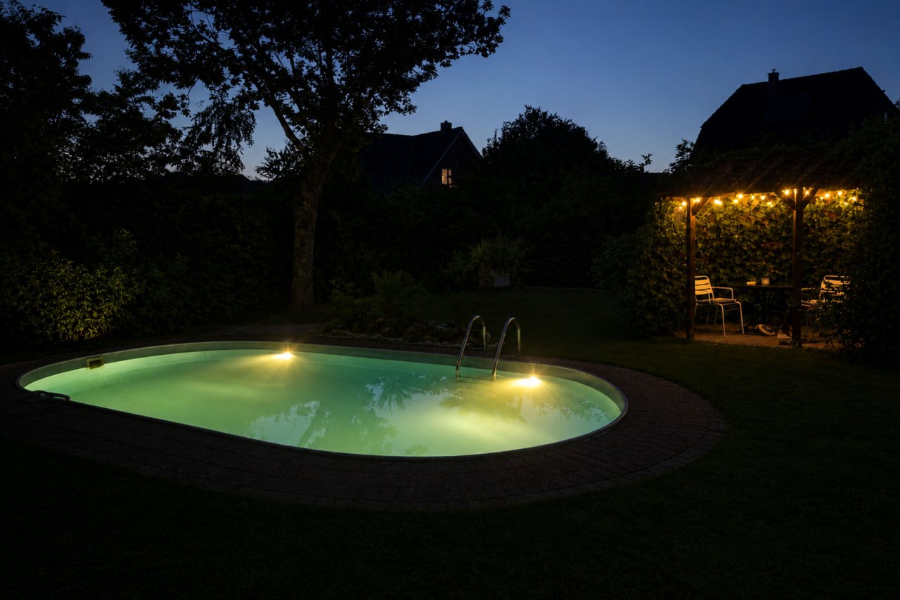 Pool Abendstimmung Pool Abendstimmung