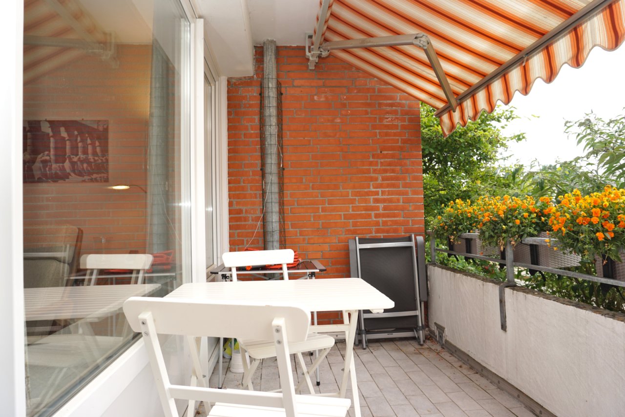 Balkon mit Markise Balkon mit Markise