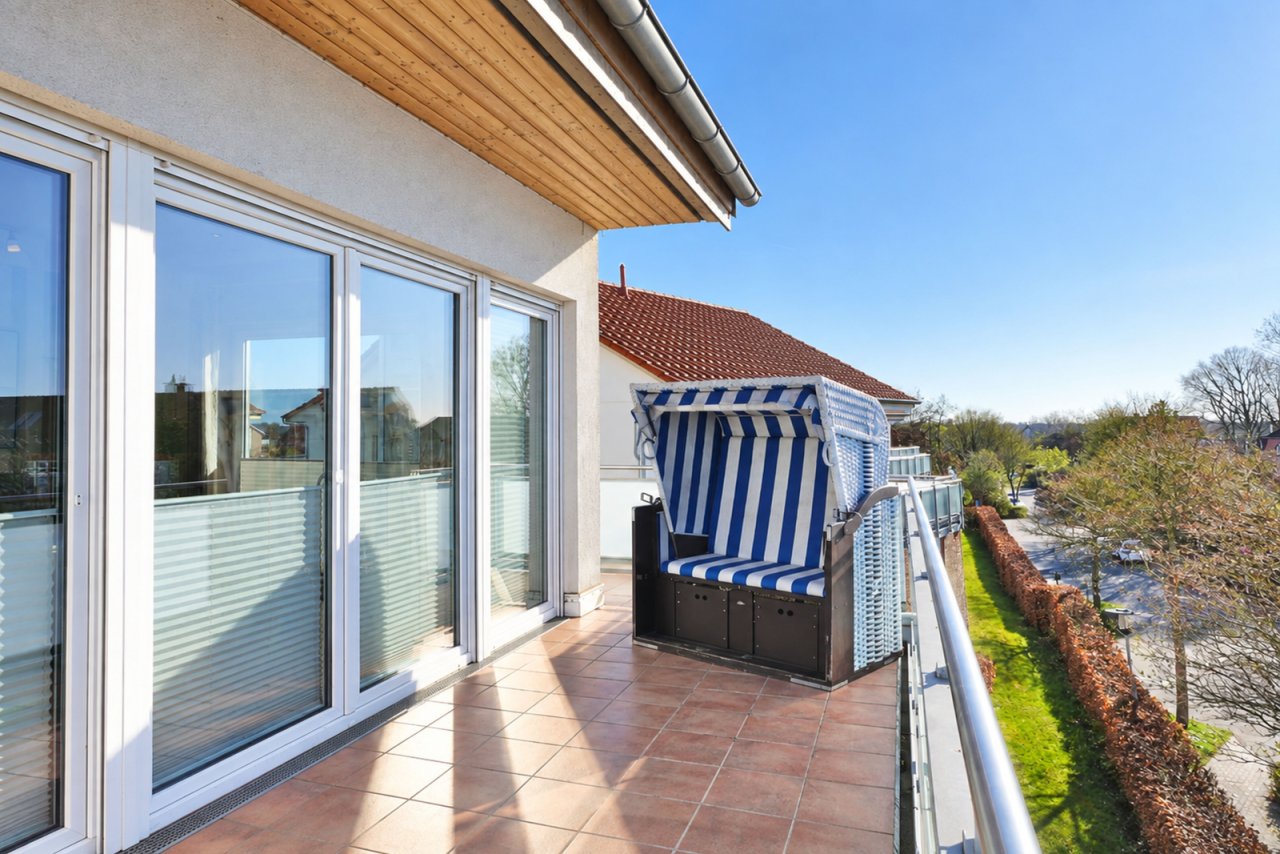 Dachterrasse Strandkorb