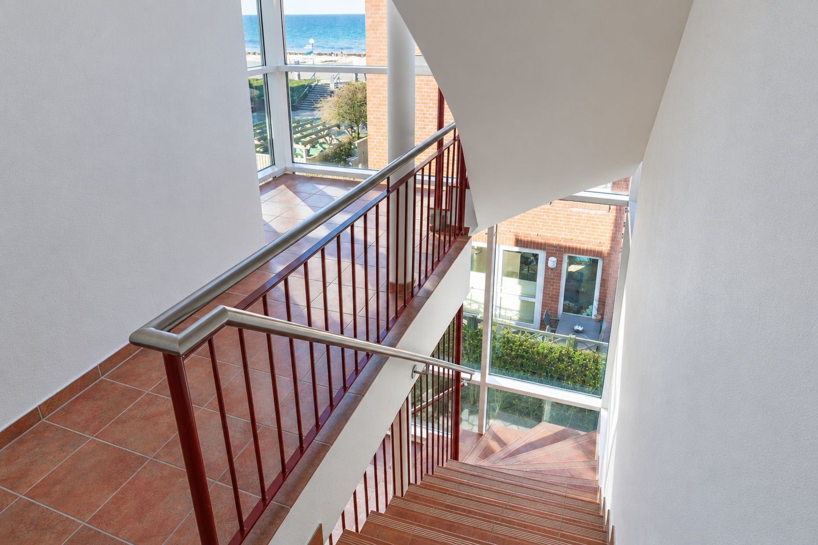 Treppenhaus Ausblick